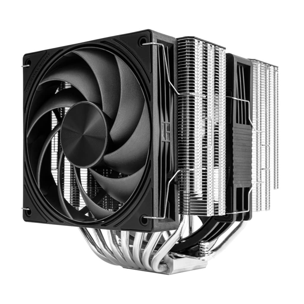 Кулер Thermalright Frost Tower 140  LGA115X/1200/1700/1851/2011/2066/AM4/AM5 (Dual Tower, 120mm + 140mm PWM Fan, медное основание, 7 тепл. трубок 6мм) / TRFT140
