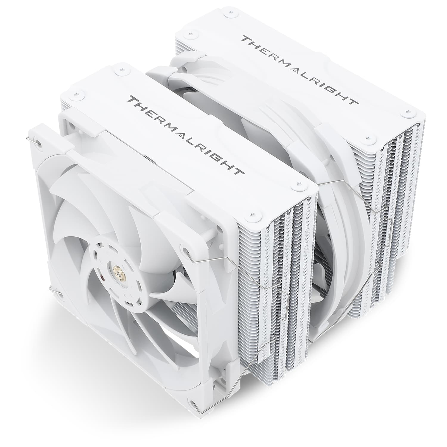 Кулер Thermalright Frost Commander 140 White  LGA115X/1200/1700/2011/-3/2066/AM4/AM5 (Dual Tower, 120mm + 140mm PWM Fan, медное основание, 5 тепл. трубок 8мм) / TRFC140W