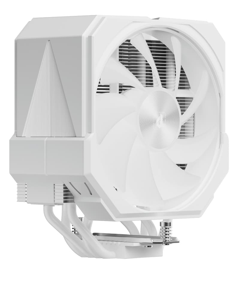 Кулер upHere UP1 Elite TC4C White ARGB / 4HPx6mm, 230W TDP, single tower, 1x120mm fan, 600-1650RPM, 68CFM, 25dBA / UP1 Elite TC4C