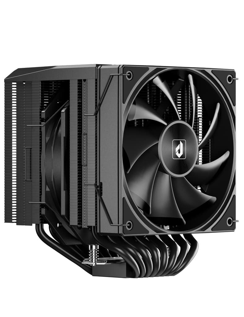 Кулер upHere UE2 Elite K8 Black / 8HPx6mm, 280W TDP, dual tower, 2x120mm fans, 600-1650RPM, 68CFM, 25dBA / UE2 Elite K8