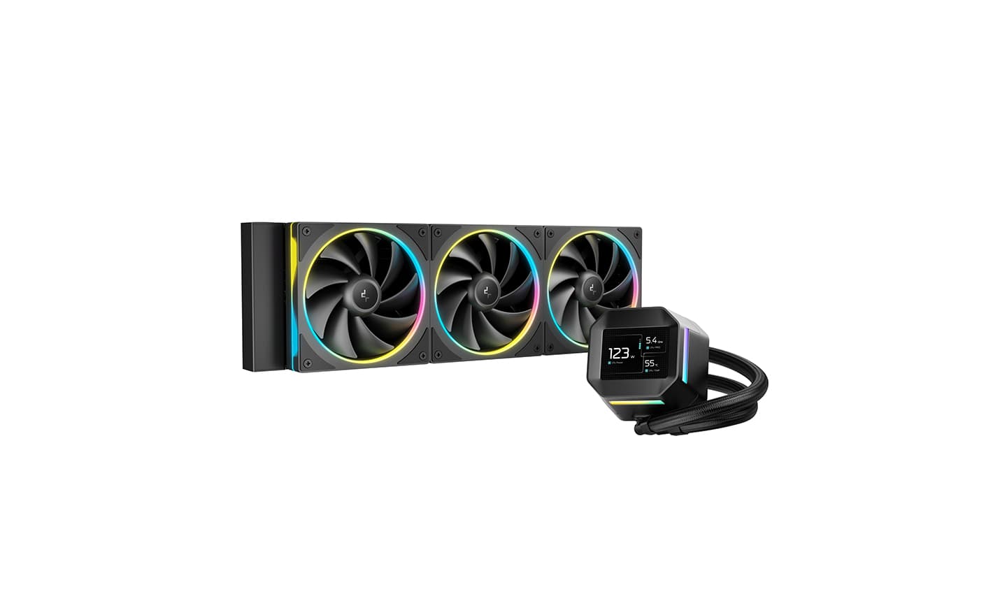 Комплект водяного охлаждения DEEPCOOL LM360 LGA1851/1700/1200/115X/AM5/AM4 (6шт/кор,TDP 300W, ARGB Lighting, Anti-Leak edition, PWM, TRIPLE FAN) RET