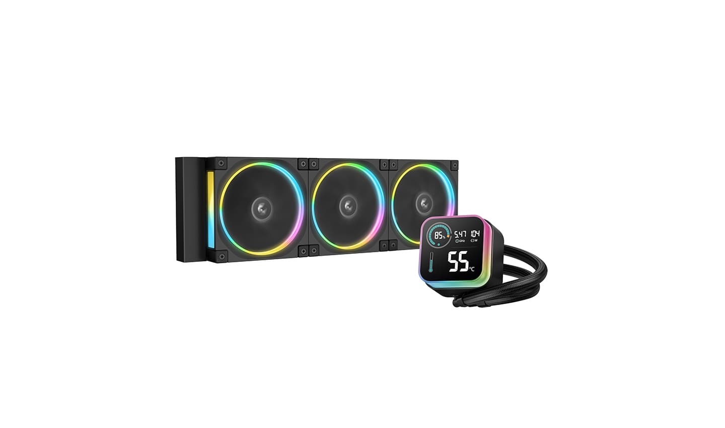 Комплект водяного охлаждения DEEPCOOL LQ360 ULTRA ARGB LGA20XX/1700/1200/115X/AM5/AM4 (6шт/кор,TDP 300W, ARGB Lighting, Anti-Leak edition, PWM PUMP, TRIPLE PWM FAN) RET