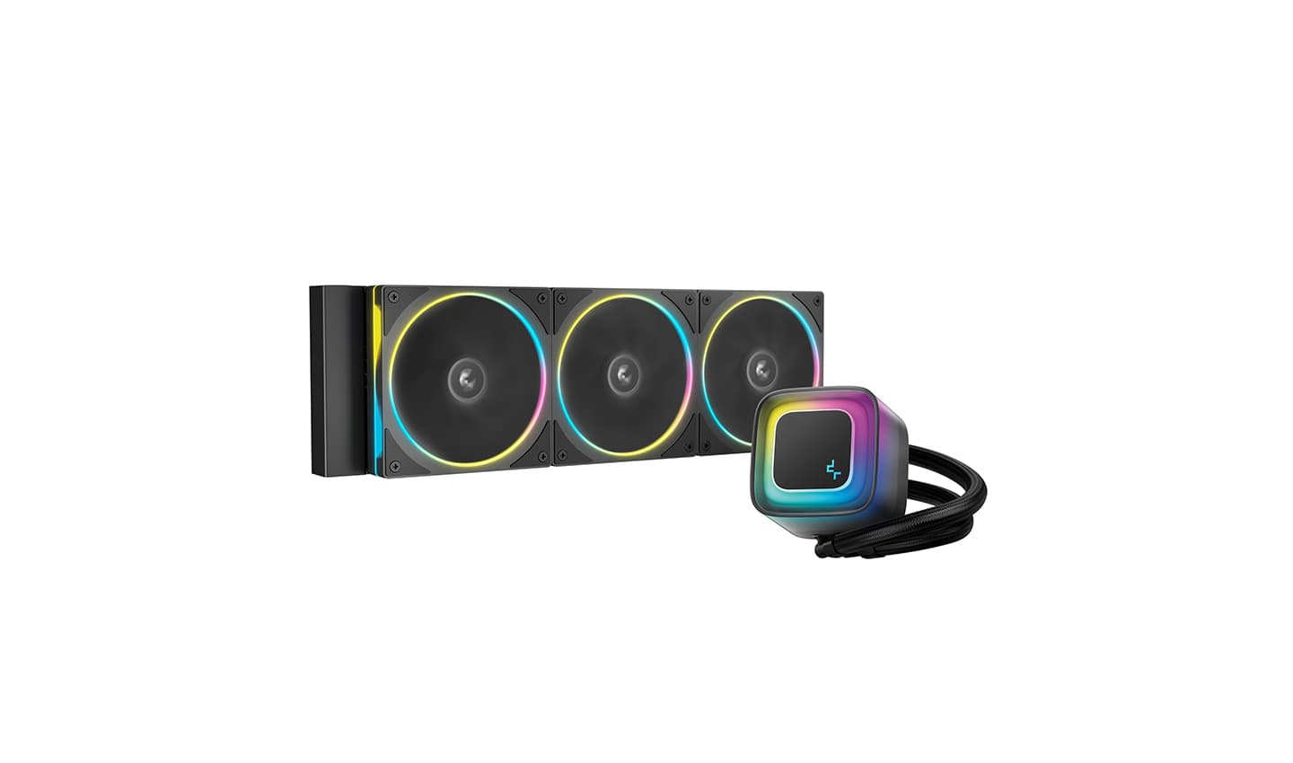 Комплект водяного охлаждения DEEPCOOL LE360 PRO LGA1851/1700/1200/115X/AM5/AM4 (6шт/кор,TDP 300W, ARGB Lighting, Anti-Leak edition, PWM, TRIPLE FAN) RET