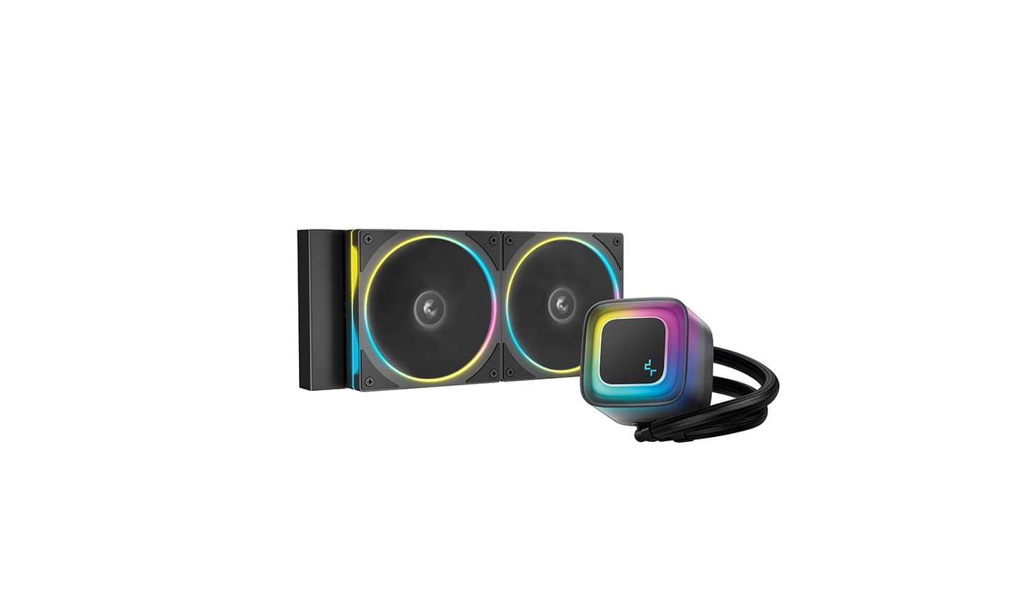 Комплект водяного охлаждения DEEPCOOL LE240 PRO LGA1851/1700/1200/115X/AM5/AM4 (6шт/кор,TDP 250W, ARGB Lighting, Anti-Leak edition, PWM, DUAL FAN) RET