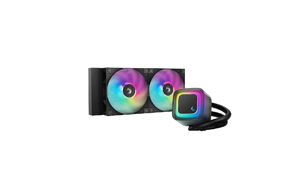 Комплект водяного охлаждения DEEPCOOL LE240 V2 LGA1851/1700/1200/115X/AM5/AM4 (6шт/кор,TDP 250W, ARGB Lighting, Anti-Leak edition, PWM, DUAL FAN) RET