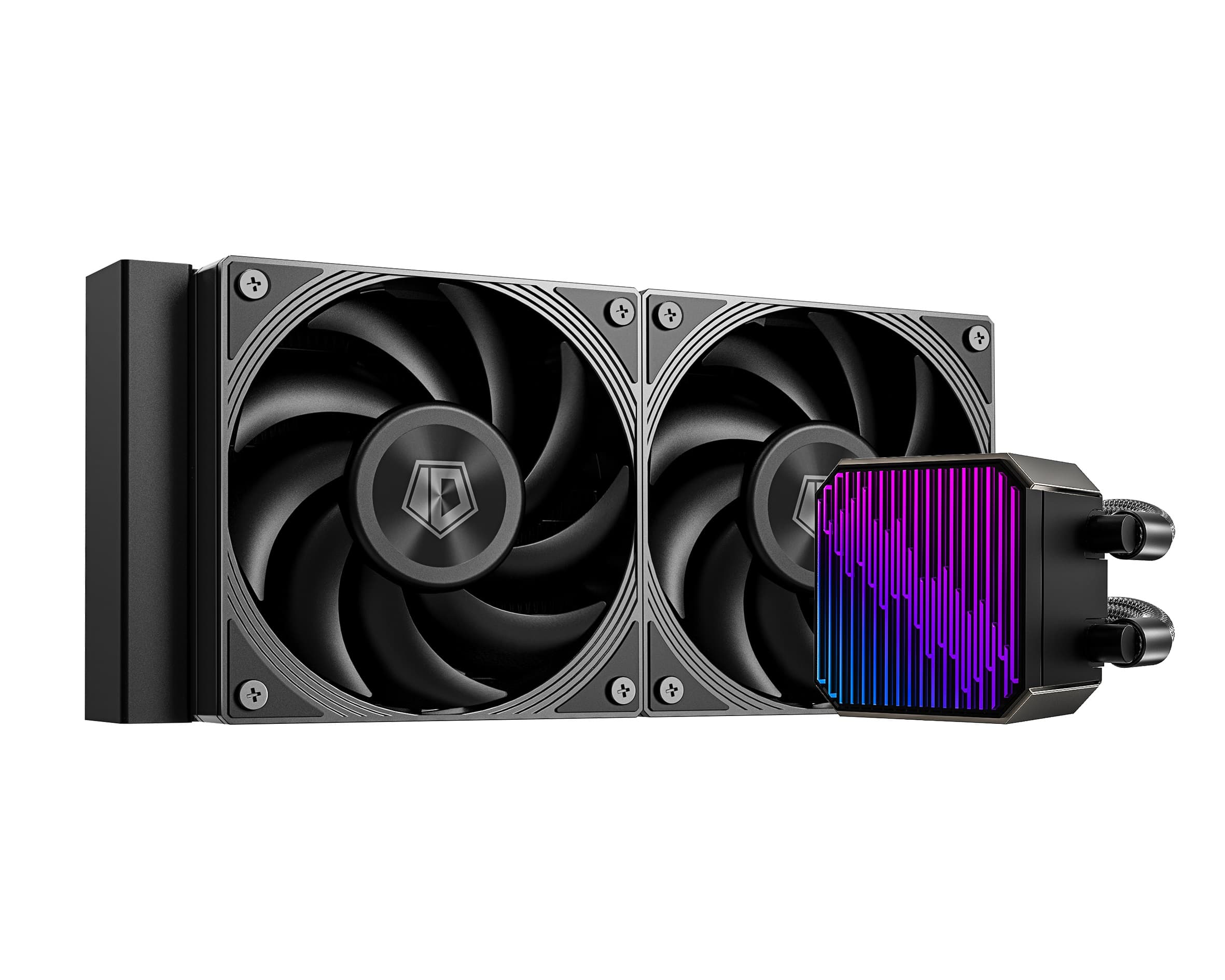Комплект водяного охлаждения ID-COOLING DX240 MAX LGA1700/1200/115X/AM4/AM5 (4шт/кор,TDP 350W, ARGB PUMP, PWM, DUAL FAN 120mm) RET
