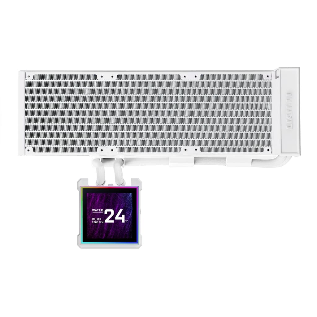 Система водяного охлаждения Lian Li HydroShift II LCD-S 360N (GHS2LCDS36NW WHITE) / 3.4" IPS LCD / W/O Fans / G89.GHS2LCDS36NW.R0