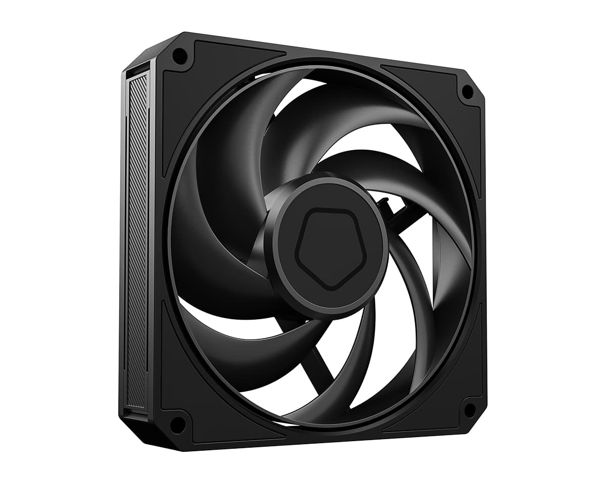 Вентилятор ID-COOLING AM-120-K 120x120x25мм (60шт./кор, PWM, резиновые углы, черный, 0-2500об/мин, супертихий)  BOX