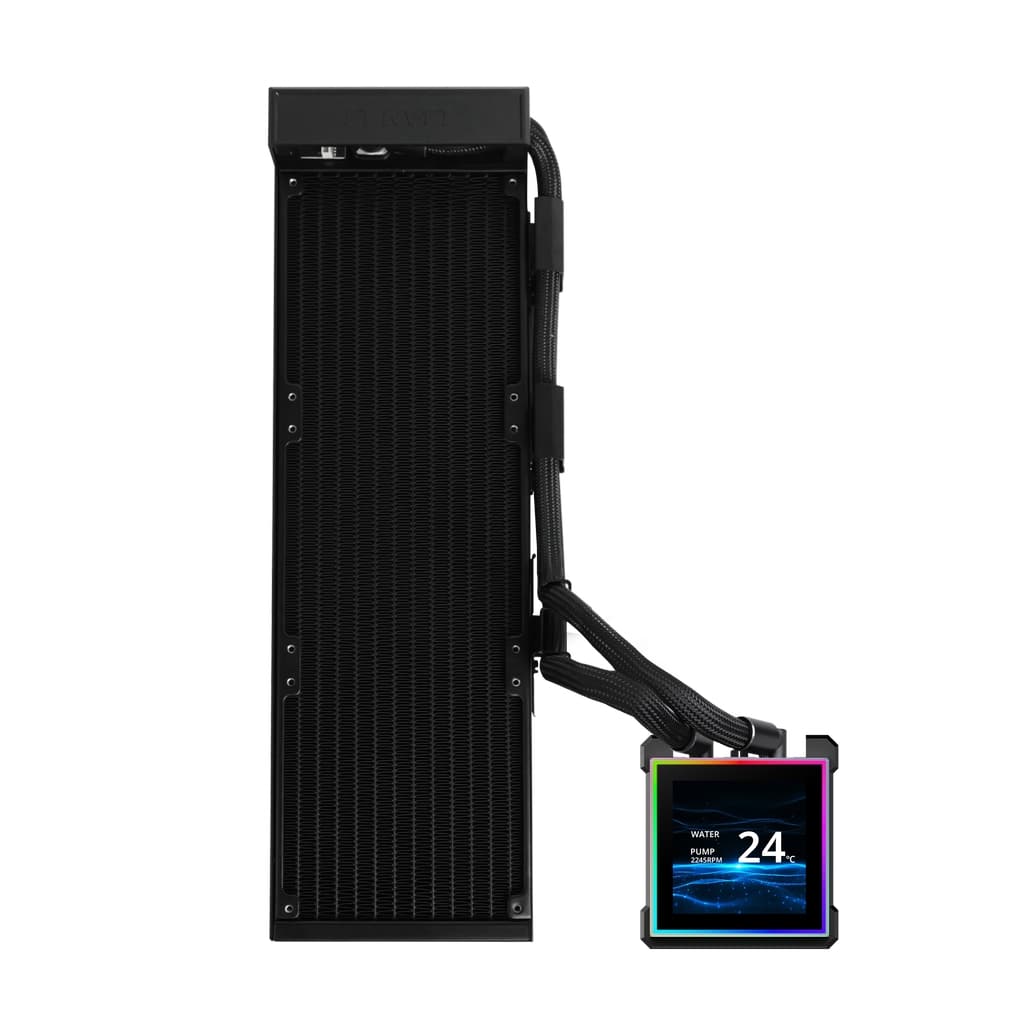 Система водяного охлаждения Lian Li HydroShift II LCD-S 360N (GHS2LCDS36NB BLACK) / 3.4" IPS LCD / W/O Fans / G89.GHS2LCDS36NB.R0