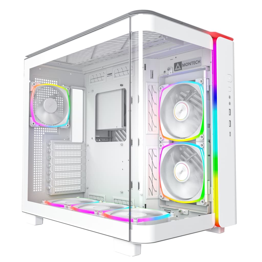 Корпус Montech KING 95 PRO White / ATX / 4x120mm, 2x140mm ARGB fans & hub / KING 95 PRO (W)