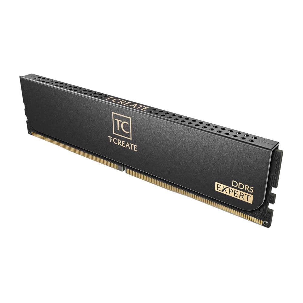 Модуль памяти DDR5 TEAMGROUP T-Create Expert 128GB (2x64GB) 6000MHz CL40 (40-52-52-96) 1.25V / CTCED5128G6000HC40FDC01 / Black