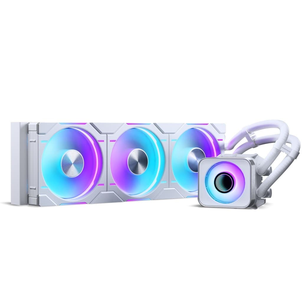 Система водяного охлаждения Phanteks Glacier One 360D30 X2 / White / 3x120mm D30 PWM ARGB Fans / PH-GO360D30_DWT02