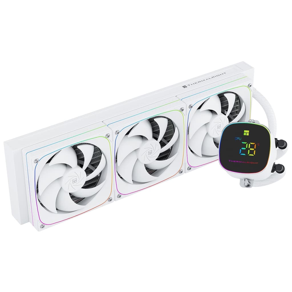Система водяного охлаждения Thermalright Frozen Horizon 360 Digital ARGB White / 3x120mm ARGB PWM Fans / TRFH360DAW