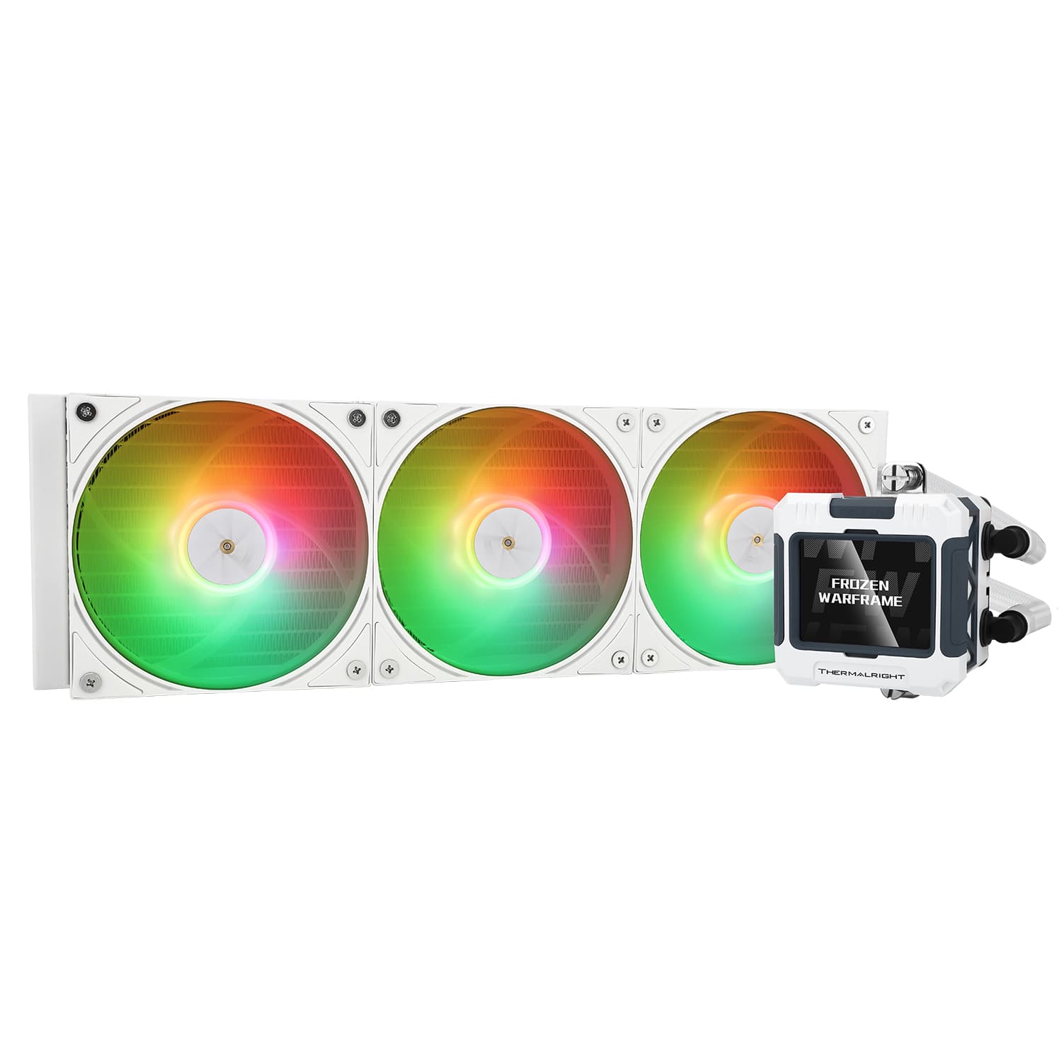 Система водяного охлаждения Thermalright Frozen Warframe 360 White ARGB / 3x120mm ARGB PWM Fans / TRFW360AW
