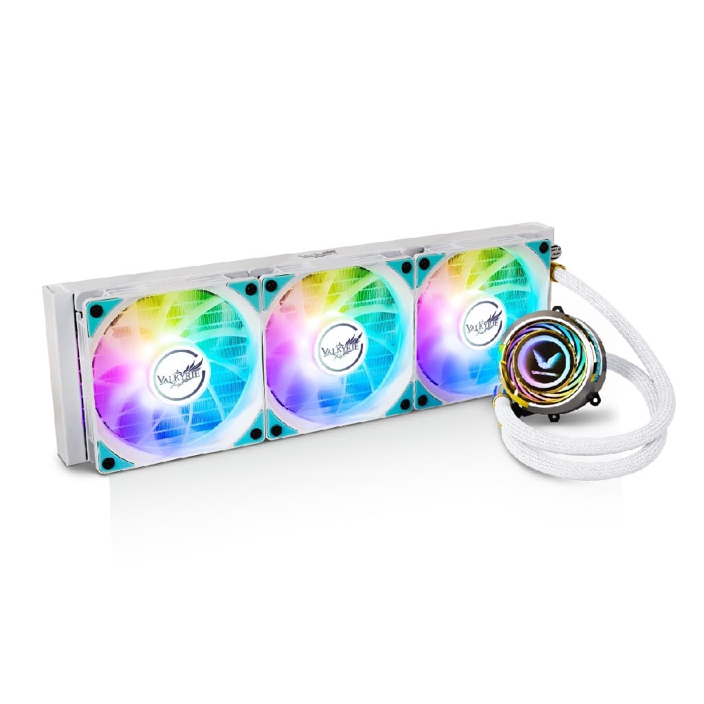 Система водяного охлаждения Valkyrie Jarn 360 ARGB White / 3x120mm ARGB fans, 300W TDP, 34dBA / HW C360W