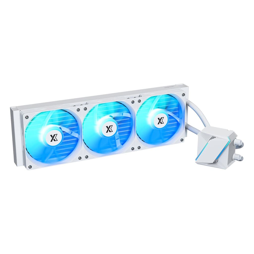 Система водяного охлаждения XASTRA LM360 ARGB WH LGA1700/1200/115X/AM5/AM4 ( 3x120 ARGB fan, TDP 285W, white ) RET
