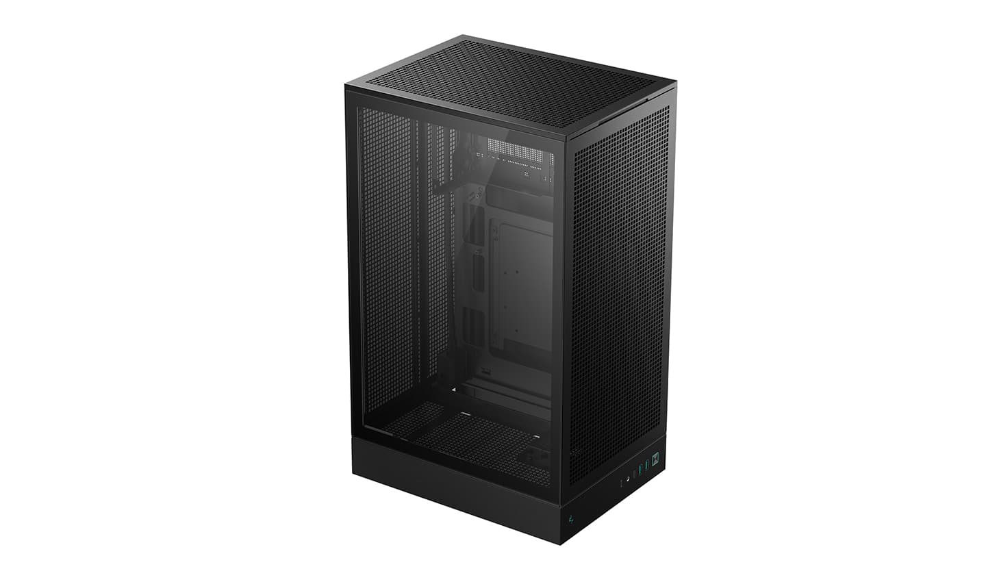 Корпус Deepcool CH270, TG, mini-ITX, mATX, черный