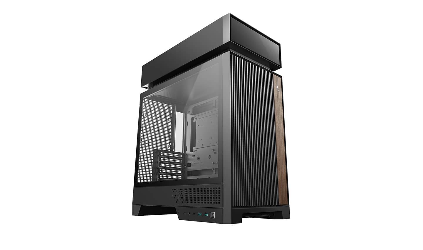 Корпус Deepcool CL660, TG, 2x120mm ARGB Fan, mini-ITX, mATX, ATX, черный