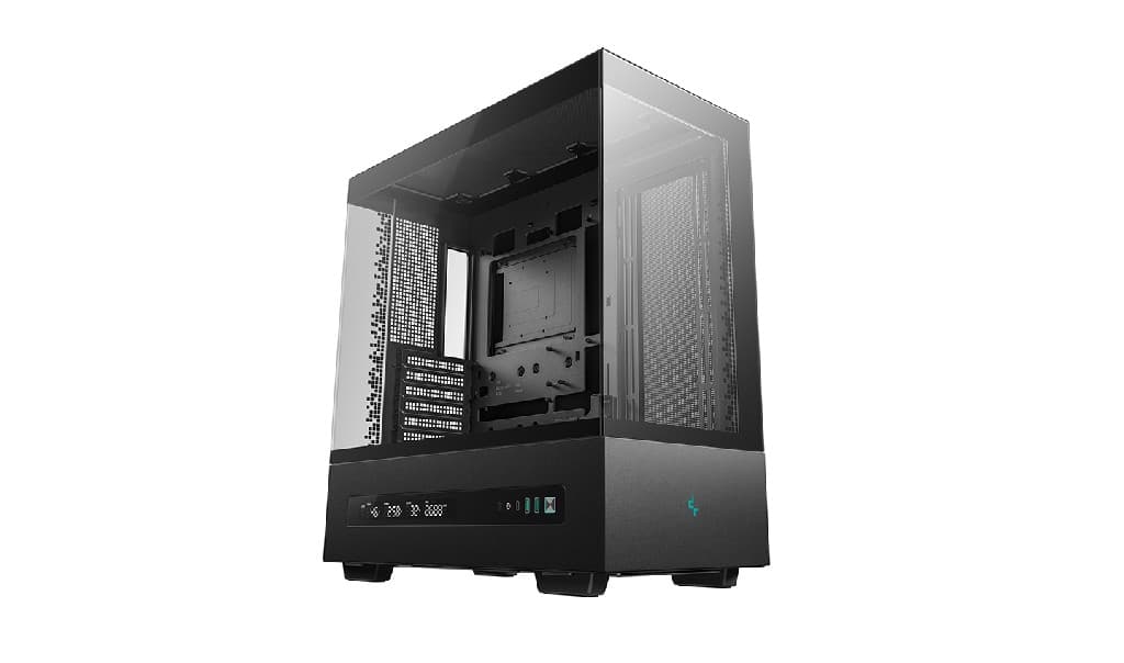 Корпус Deepcool CH690 DIGITAL, TG (aquarium), mini-ITX, mATX, ATX, черный