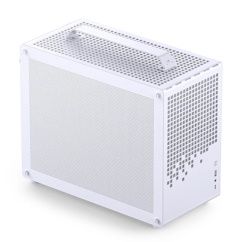 Корпус JONSBO Z20 MESH White, TG, mini-ITX, mATX, белый