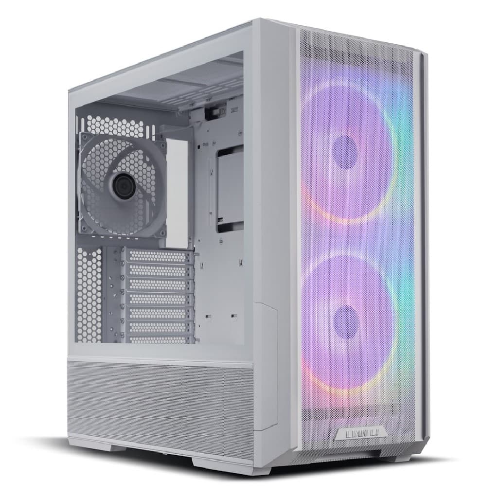 Корпус Lian Li Lancool 216 / White / Mid-Tower, TG / 2x 160mm ARGB + 1x 140mm non LED fans inc. / G99.LAN216RW.10R