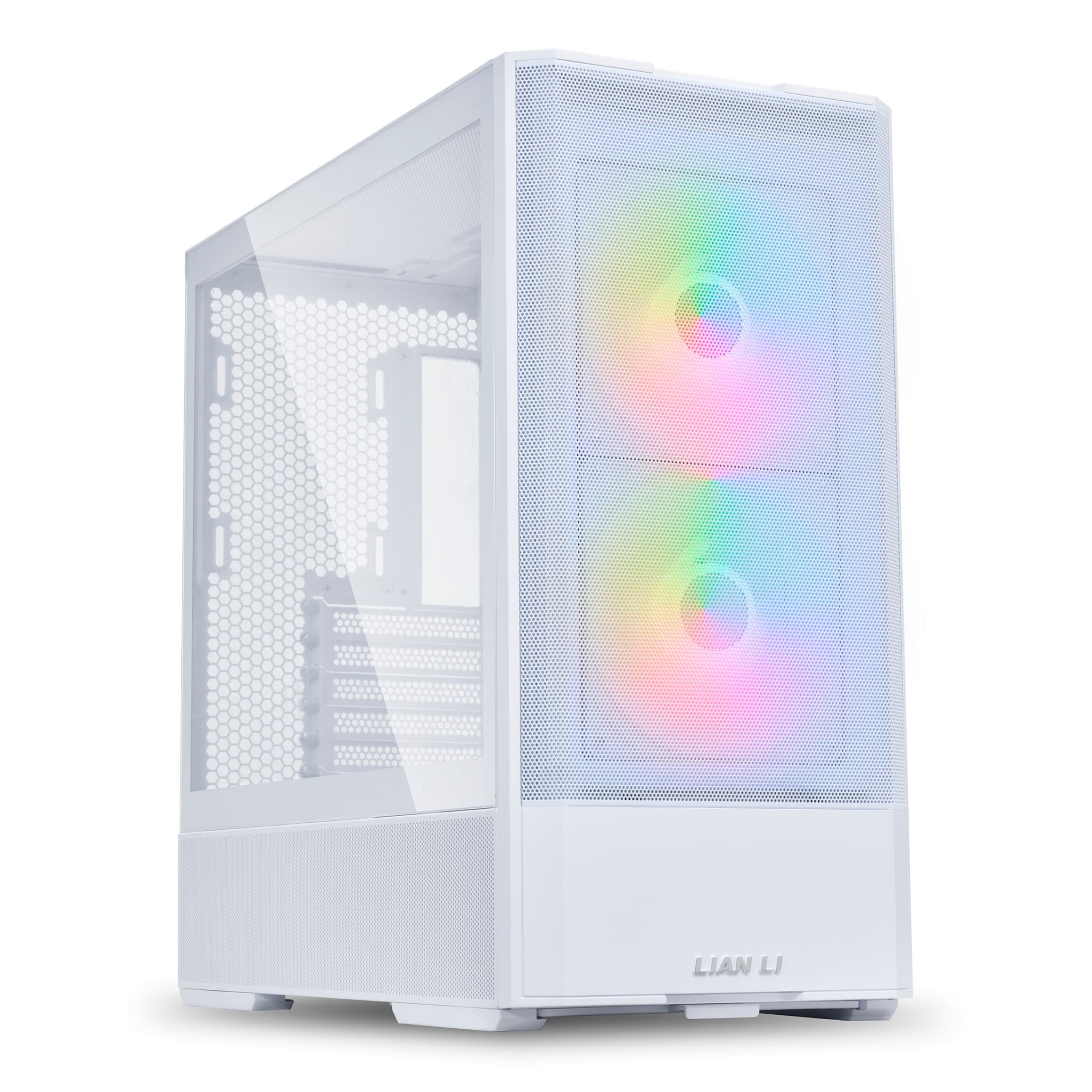 Корпус Lian Li Lancool 207 / White / Mid-Tower, TG / 2x 140mm ARGB + 2x 120mm non LED fans inc. / G99.LAN207RW.10R