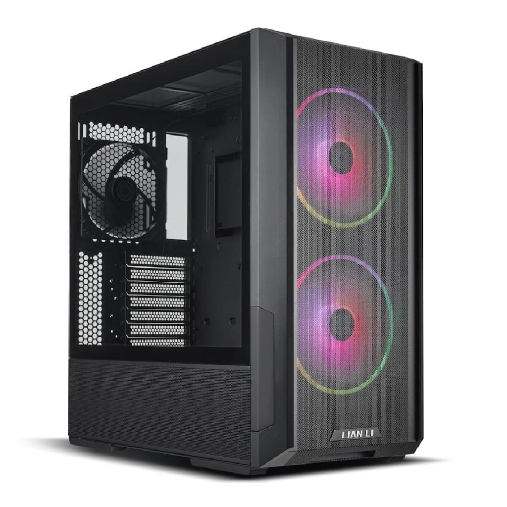 Корпус Lian Li Lancool 216 / Black / Mid-Tower, TG / 2x 160mm ARGB + 1x 140mm non LED fans inc. / G99.LAN216RX.10R