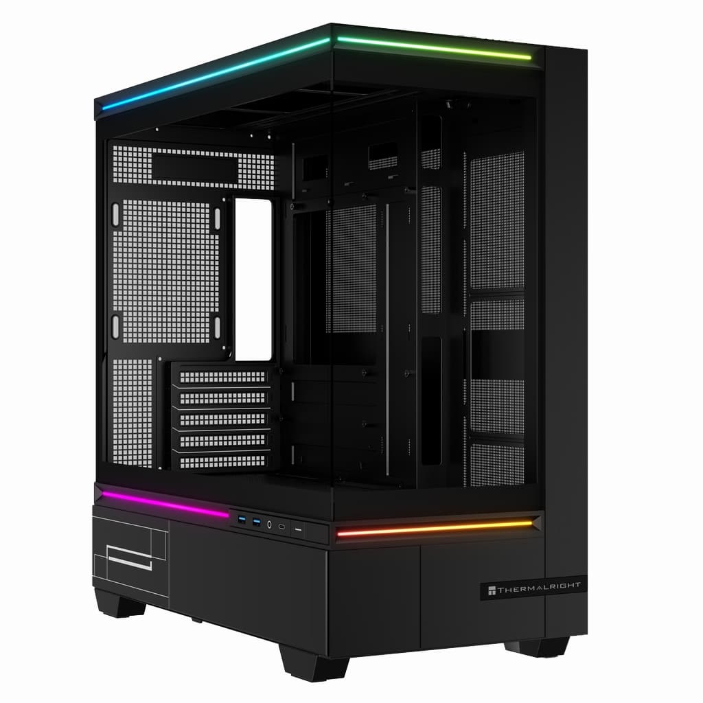 Корпус Thermalright M10 / Black / TG / USB TYPE-C / mATX / TRTLM10B