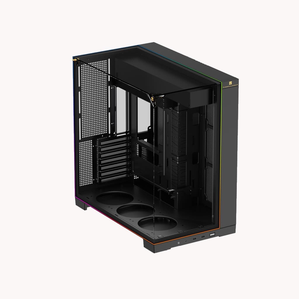 Корпус Thermalright TR-A70 ARGB / Black / TG / ARGB Strip / USB TYPE-C / W/O fans / ATX / TRA70AB