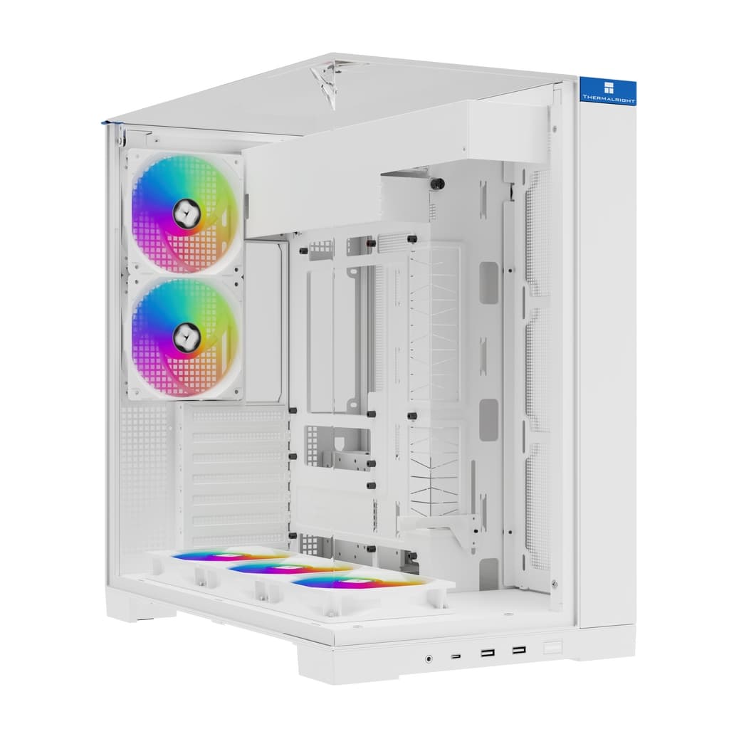 Корпус Thermalright TR-A70 White FAN5-C / TG / 5 x120mm ARGB PWM Fans / USB TYPE-C / ATX / TRA70F5CW