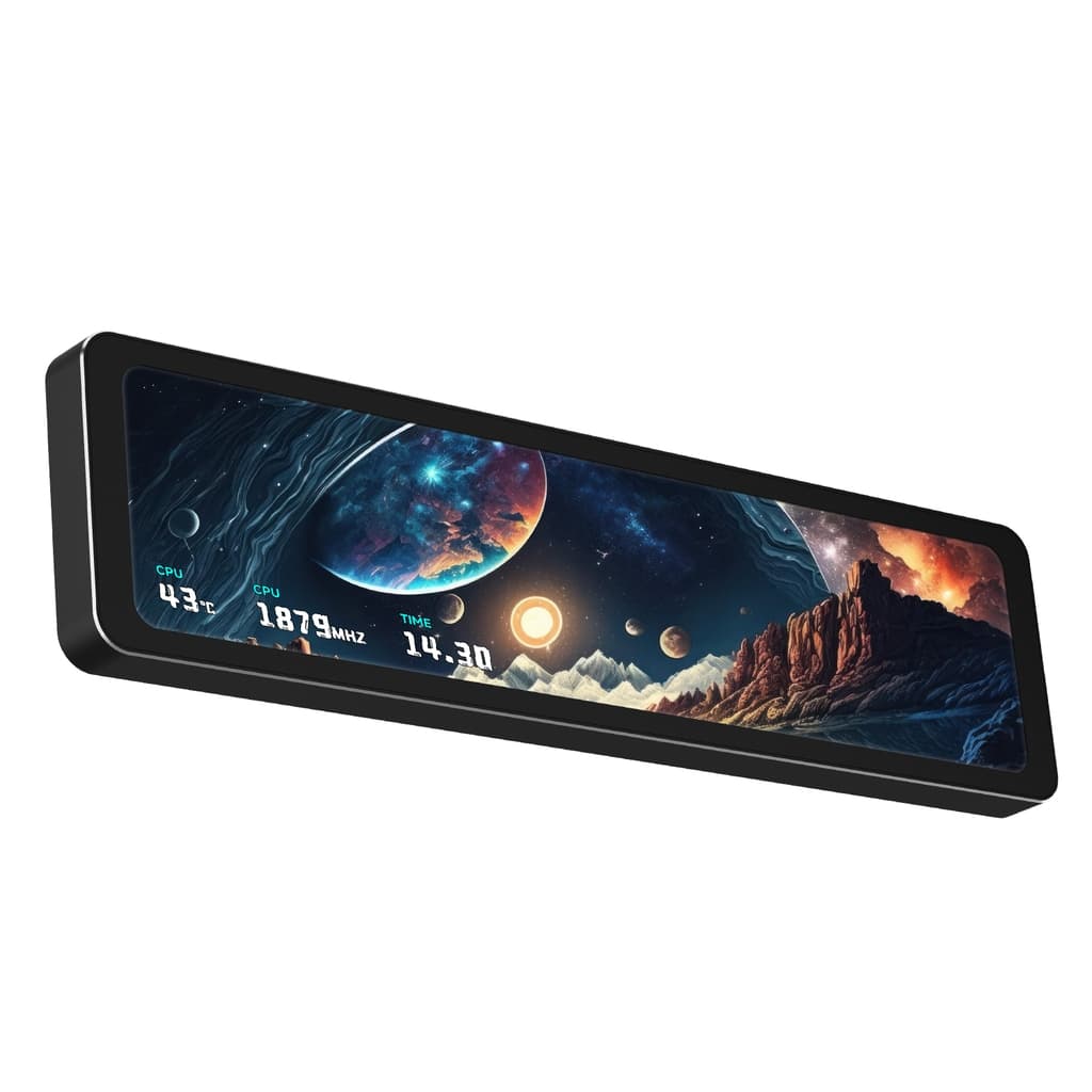 Универсальный дисплей Thermalright Trofeo Vision 11.3 LCD Black / 11.3” IPS / 1920x400 / TRLCD11TVB