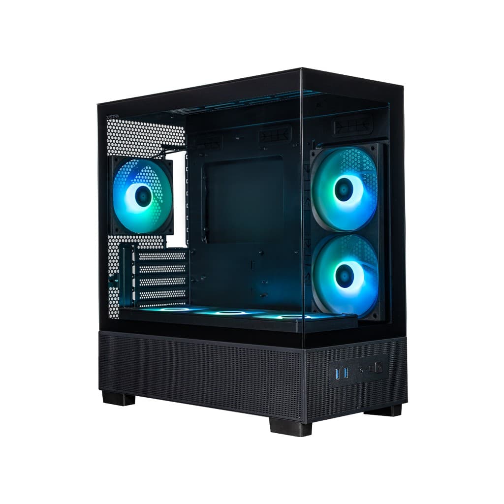 Корпус XASTRA Q500M 6ARGB-FA-C6 Black mATX/Aquarium/Screewless/ 1x120mm,1x240,1x360 ARGB PWM FA fans/Argb+PWM HUB 6port/ / Q500M-1FA36A-1FA24A-1FA12A-C6