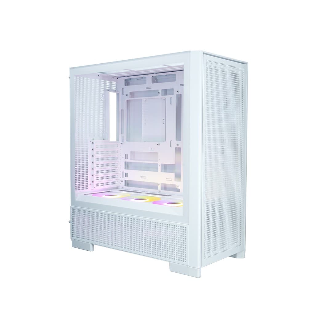 Корпус XASTRA A700 3ARGB-C10-UC White ATX/Mesh/ 1x360mm ARGB PWM /Argb+PWM HUB 10port/ Type-C / A700-1FA36A-C10-UC-WH