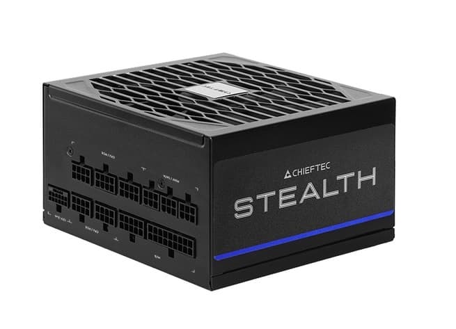 Блок питания Chieftec Stealth SPX-1200-FC (ATX 3.1, 1200W, 80 PLUS PLATINUM, Active PFC, 135mm fan, Gen5 PCIe, Full Cable Management) Retail