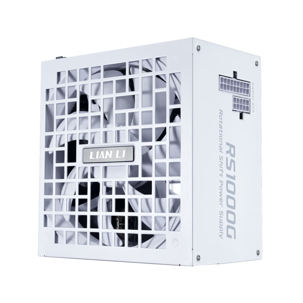 Блок питания Lian Li RS1000G / White / ATX 3.1, 1000W, 80 PLUS Gold, PCIe 5.1, APFC, USB HUB, 135mm FDB Fan, Fully Modular / G9P.RS1000G.WH00.RU