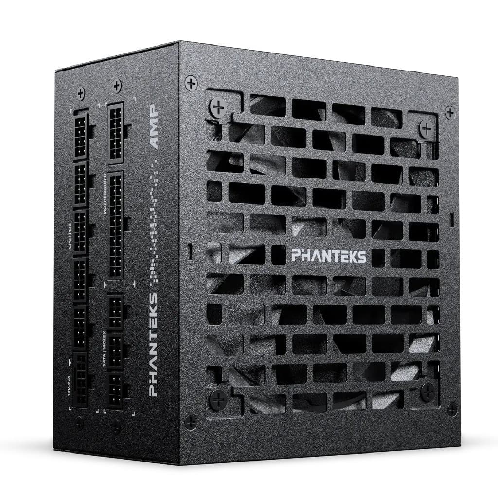 Блок питания PHANTEKS AMP GH 850W (80 Plus Gold, ATX 3.1, PCIe 5.1, APFC, 120mm Fan, Fully Modular, Black) / PH-P850GH_BK01