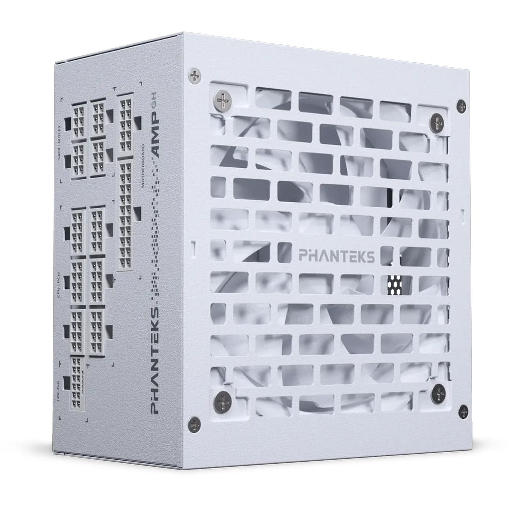 Блок питания PHANTEKS AMP GH 1000W (80 Plus Gold, ATX 3.1, PCIe 5.1, APFC, 120mm Fan, Fully Modular, White) / PH-P1000RT_WT01