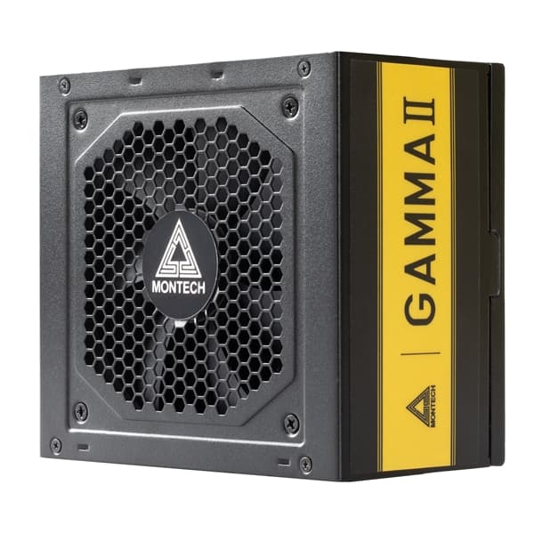 Блок питания Montech GAMMA II 650W / ATX 2.43, APFC, 80 PLUS Gold, LLC+DC-DC, Japan caps, 120mm fan, non-modular / GAMMA ll 650W
