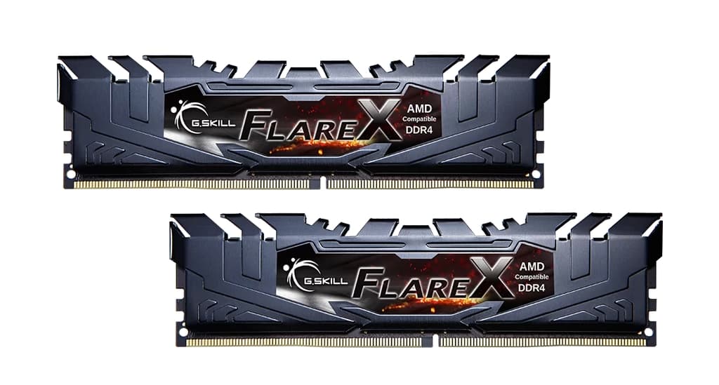 Модуль памяти DDR4 G.SKILL FLARE X (AMD) 16GB (2x8GB) 3200MHz CL16 (16-18-18-38) 1.35V / F4-3200C16D-16GFX