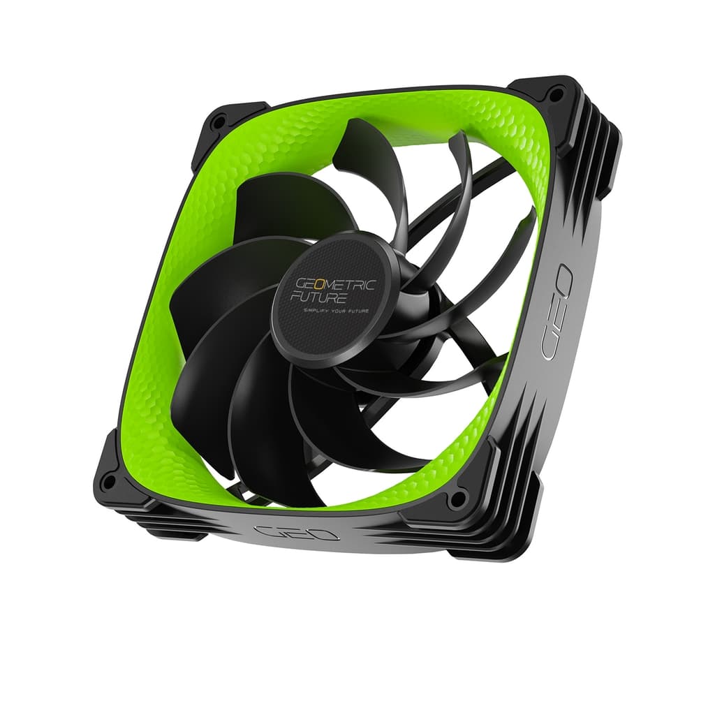 Вентилятор Geometric Future Squama 3005RG-14 Reverse Green 140mm / PWM, 140x140x30 mm, 1800 rpm, 73.5 cfm, 31.5 dBA / 1F3005R114200