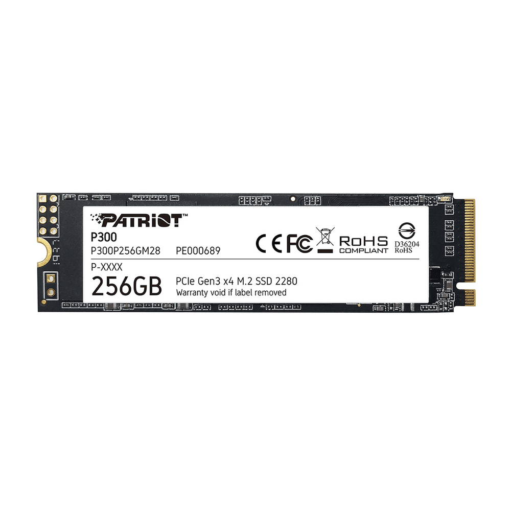 Твердотельный накопитель SSD Patriot PCIe 3.0 x4 256GB P300P256GM28 P300 M.2 2280