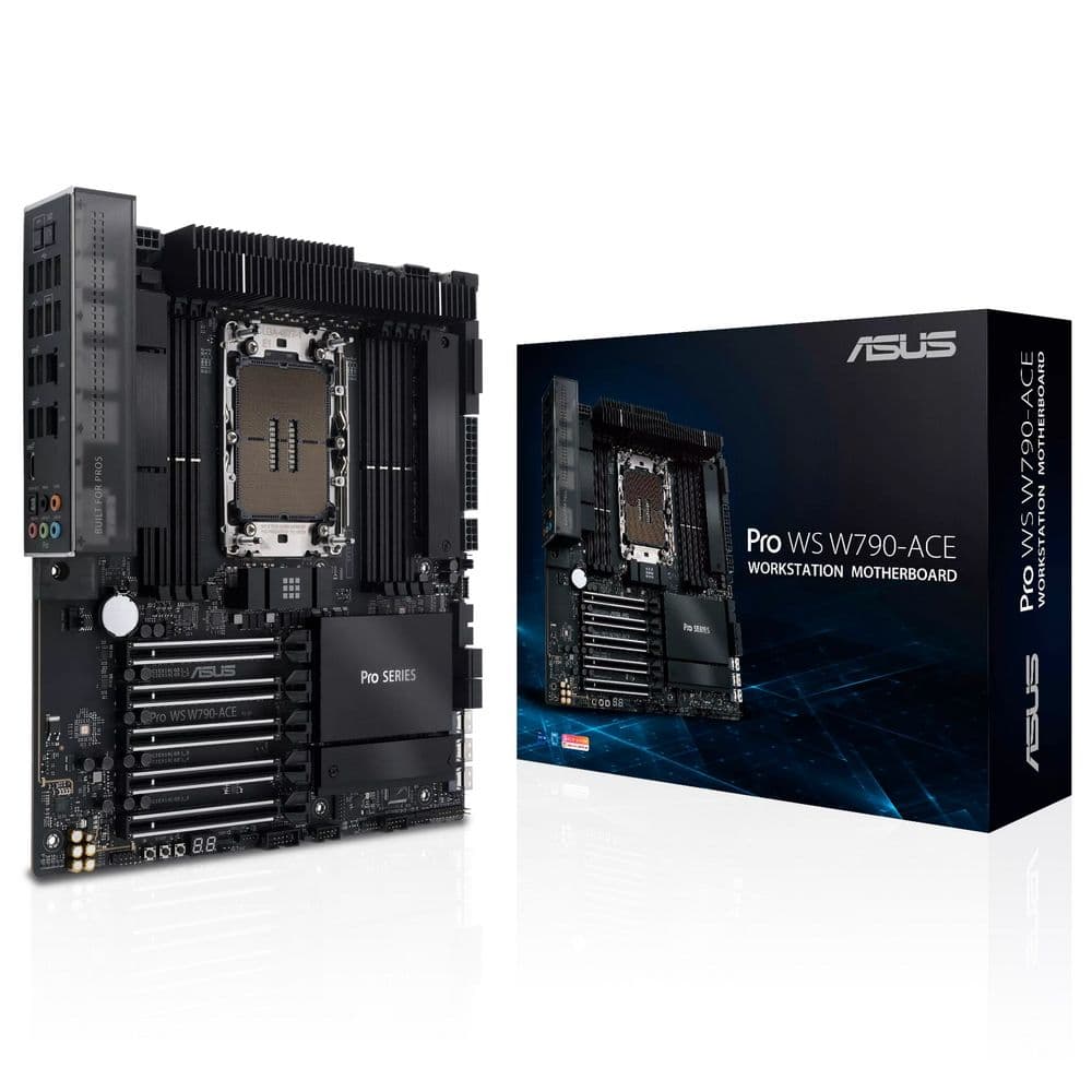 Материнская плата ASUS PRO WS W790-ACE LGA4677 CEB 8xDDR5 5xPCIEx16 2xM.2 USB-C 2.5GLAN 10GLAN