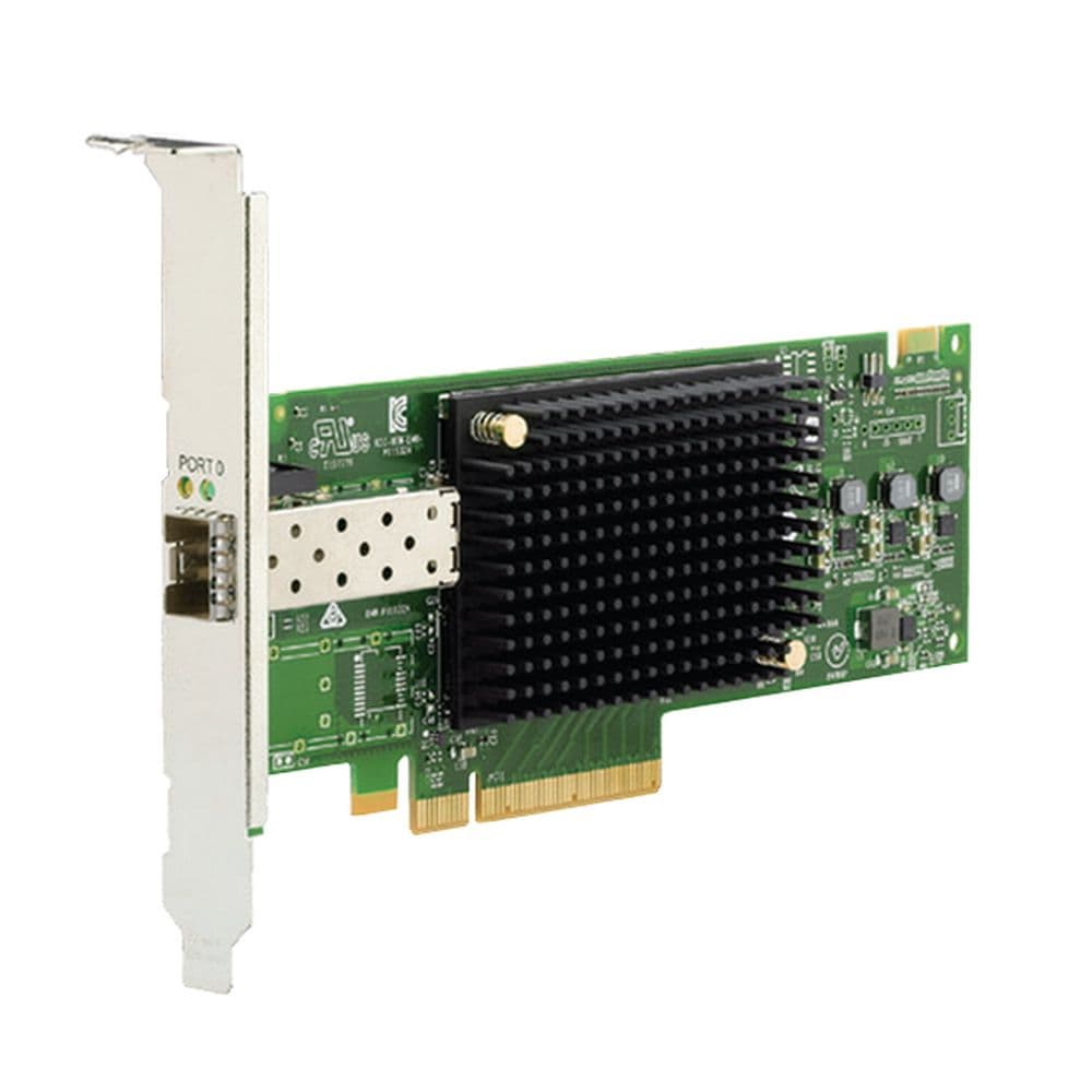 Сетевой адаптер Broadcom Emulex LPe31000-M6 Gen 6 (16GFC), 1-port, 16Gb/s, PCIe Gen3 x8, LC MMF 100m, трансивер установлен, Upgr