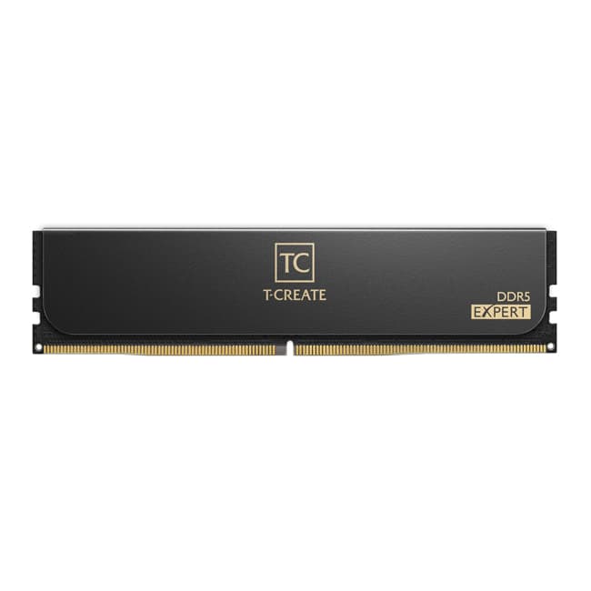 Модуль памяти DDR5 TEAMGROUP T-Create Expert 32GB (2x16GB) 6400MHz CL32 (32-39-39-84) 1.35V / CTCED532G6400HC32ADC01 / Black