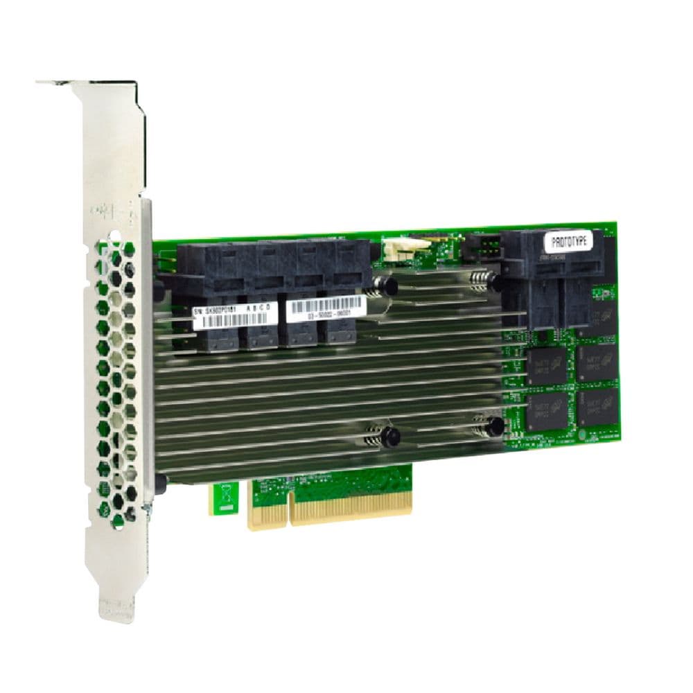 RAID-контроллер Broadcom LSI MegaRAID SAS 9361-24i SGL (05-50022-00) PCIe 3.0 x8 LP, SAS/SATA 12G, RAID 0,1,5,6,10,50,60, 24port(6*int SFF8643), Cache 4GB, 3324ROC, RTL