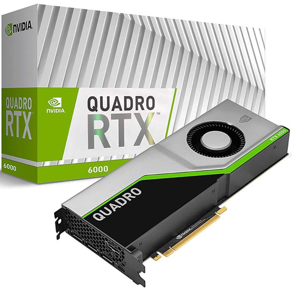 Видеокарта PNY Quadro RTX6000 (VCQRTX6000-PB) 24GB, GDDR6X, 384-bit, PCI-Ex16 Gen 3.0, SLI, HDCP 2.2 and HDMI 2.0b support