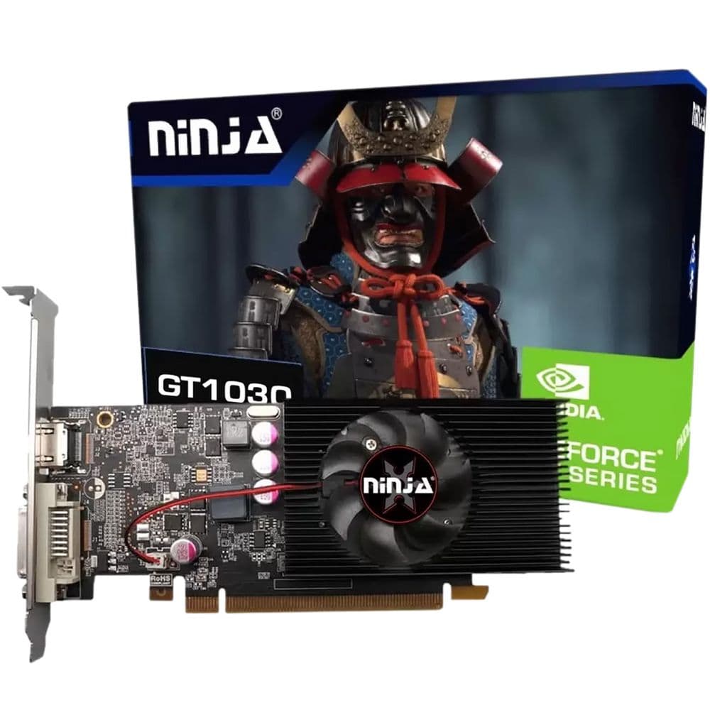 Видеокарта Ninja (Sinotex) GT1030 2GB GDDR5 64bit DVI HDMI 1FAN LP RTL