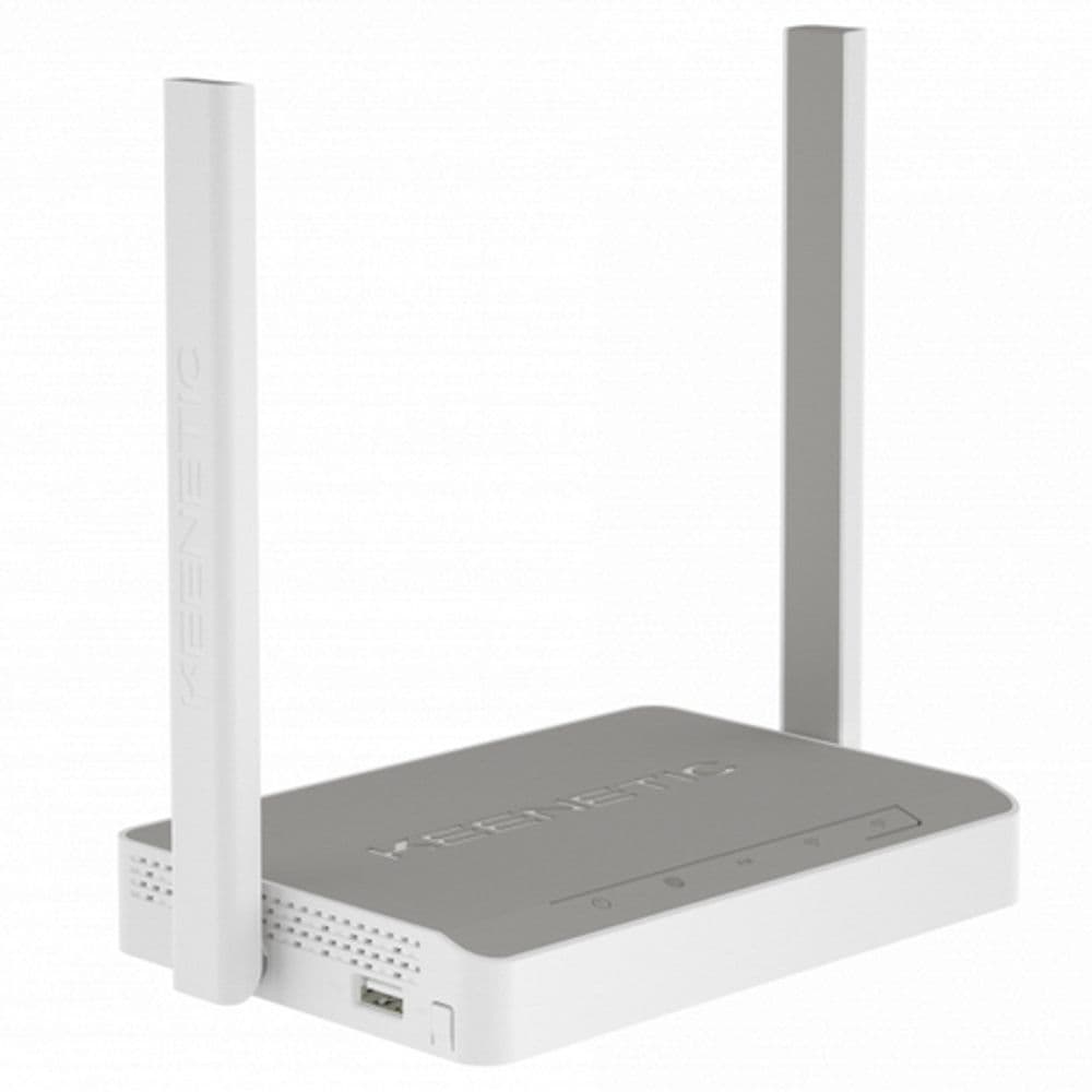 Маршрутизатор KEENETIC Keenetic Omni (KN-1410) Интернет-центр с Wi-Fi N300, усилителями приема, управляемым коммутатором и многофункциональным портом USB RTL