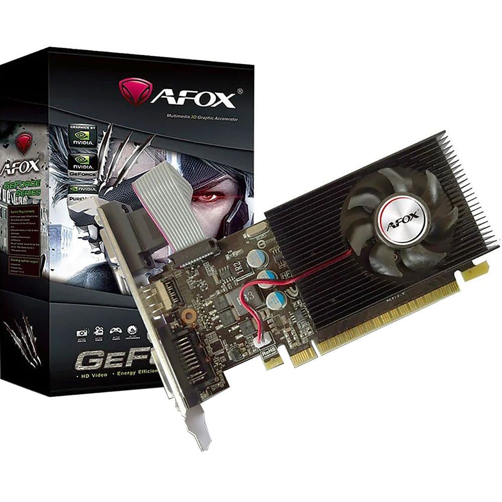 Видеокарта Afox GT730 2GB DDR3 128bit DVI HDMI 1FAN LP RTL