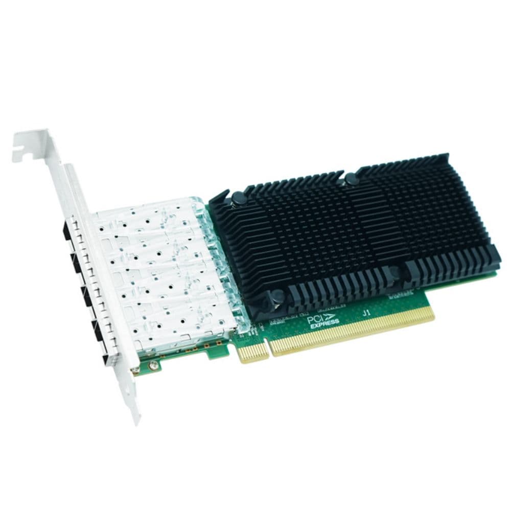 Сетевой адаптер Lr-Link LRES1023PF-4SFP28 PCIe 4.0 x16, Intel E810, 4*SFP28 10/25G NIC Card